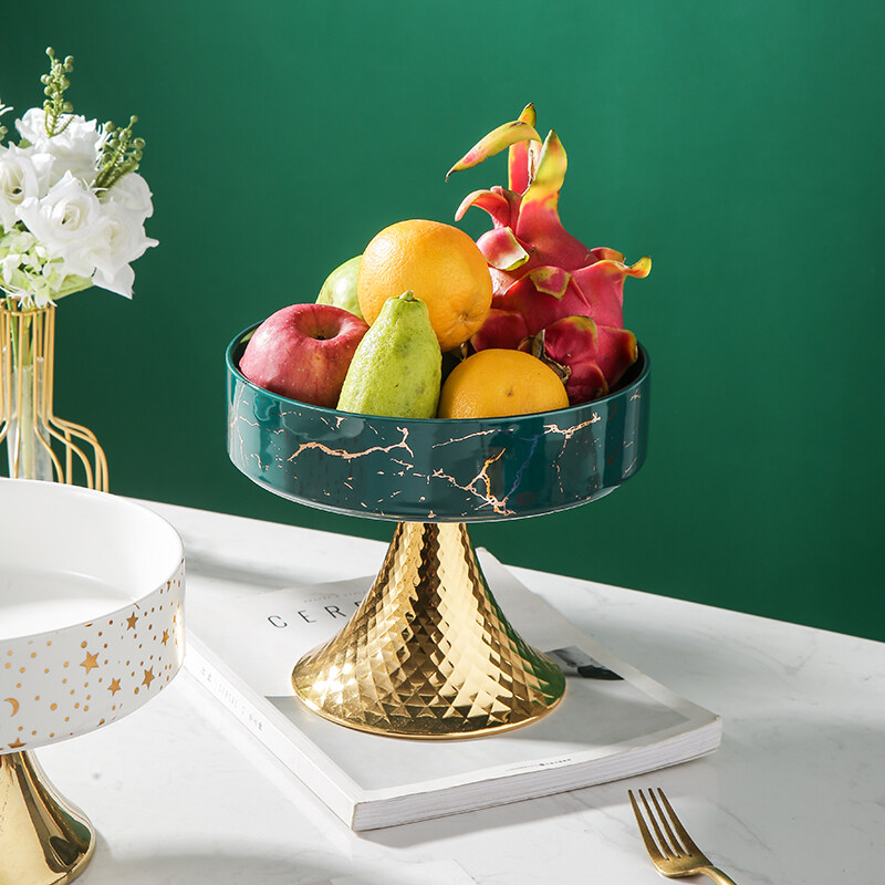 fruit bowl for kitchen counter; fruit bowl gold; ceramic fruit bowl