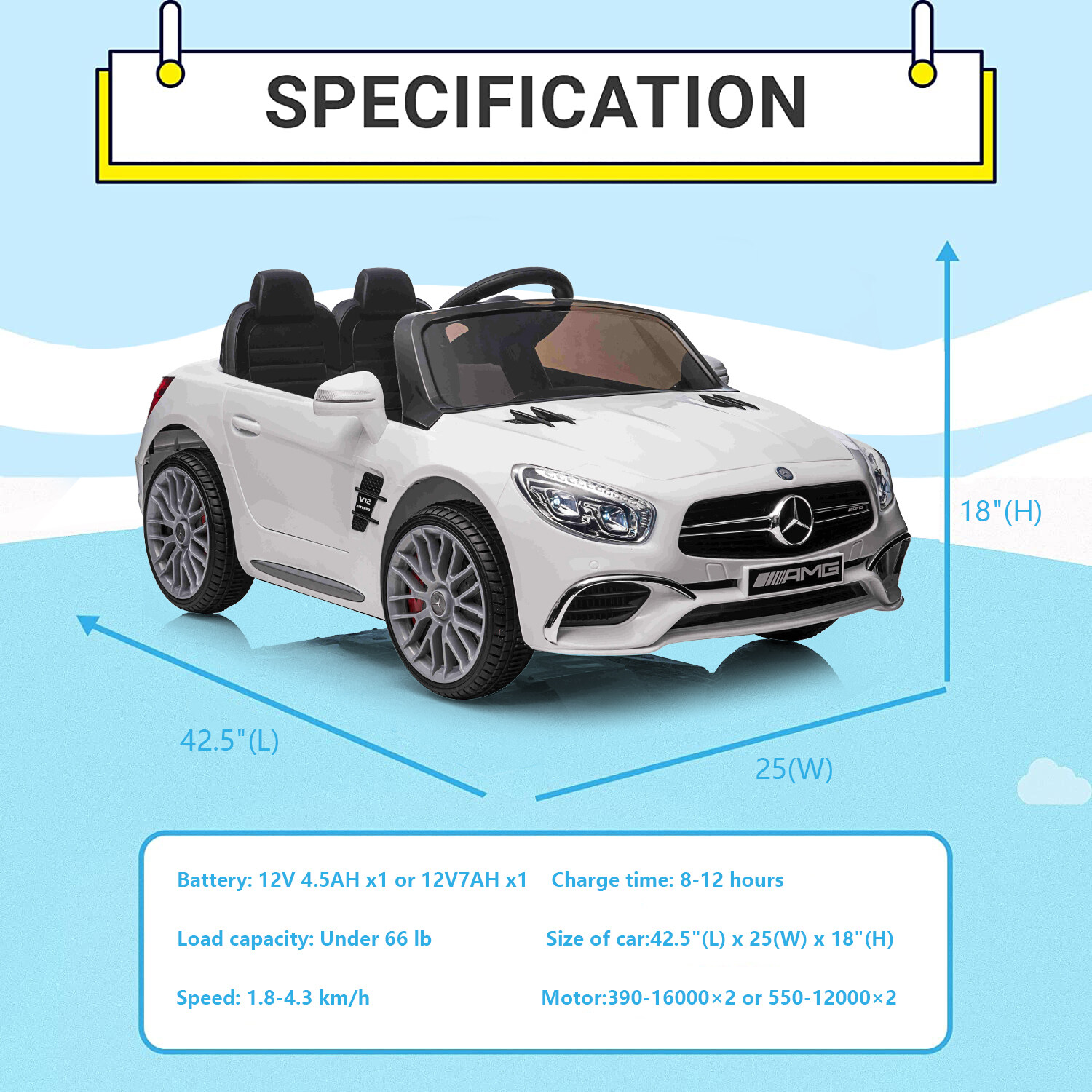 Elektroauto 2 Sitzer; Fahren Sie mit Fernbedienung mit Fernbedienung; Kids Electric 2 -Sitzwagen; Autos für Kinder; 12 -V -Kinderauto; Power Wheel 2 -Sitzer für Jungen; 2 Kinder fahren mit dem Auto; 2 Sitzer Kinderwagen; Kleinkindauto