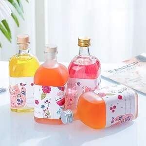 China square glass bottle, square rum glass bottle supplier, vodka whisky empty square glass bottle