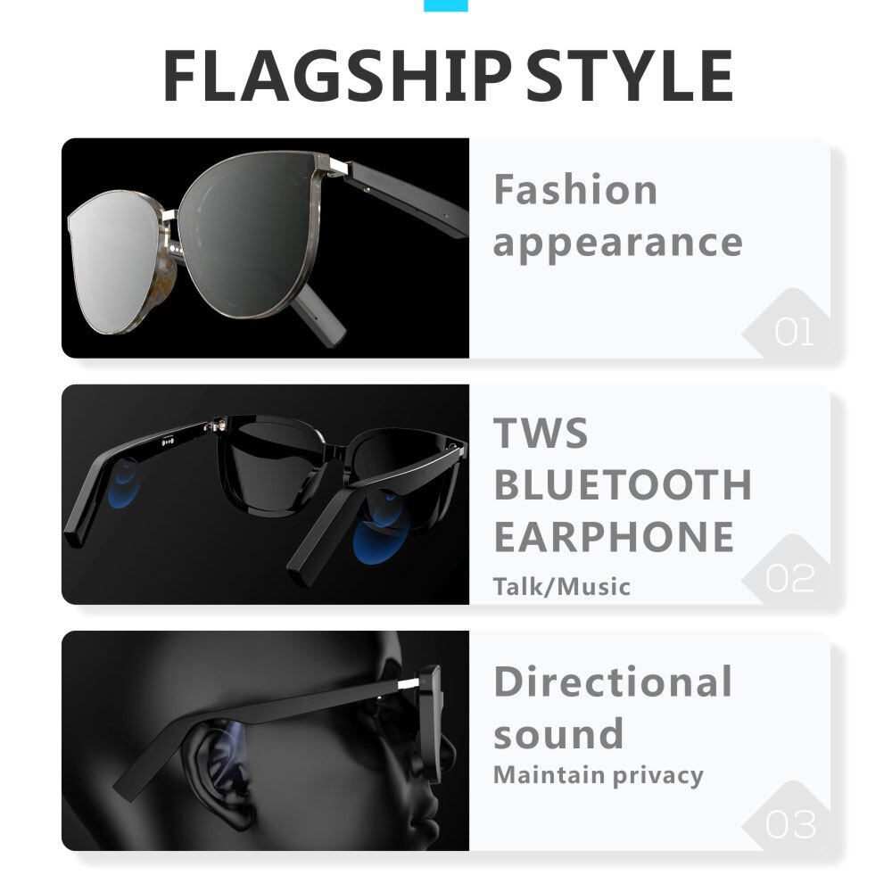 Smart Bluetooth Glasses, Factory Smart Sunglasses