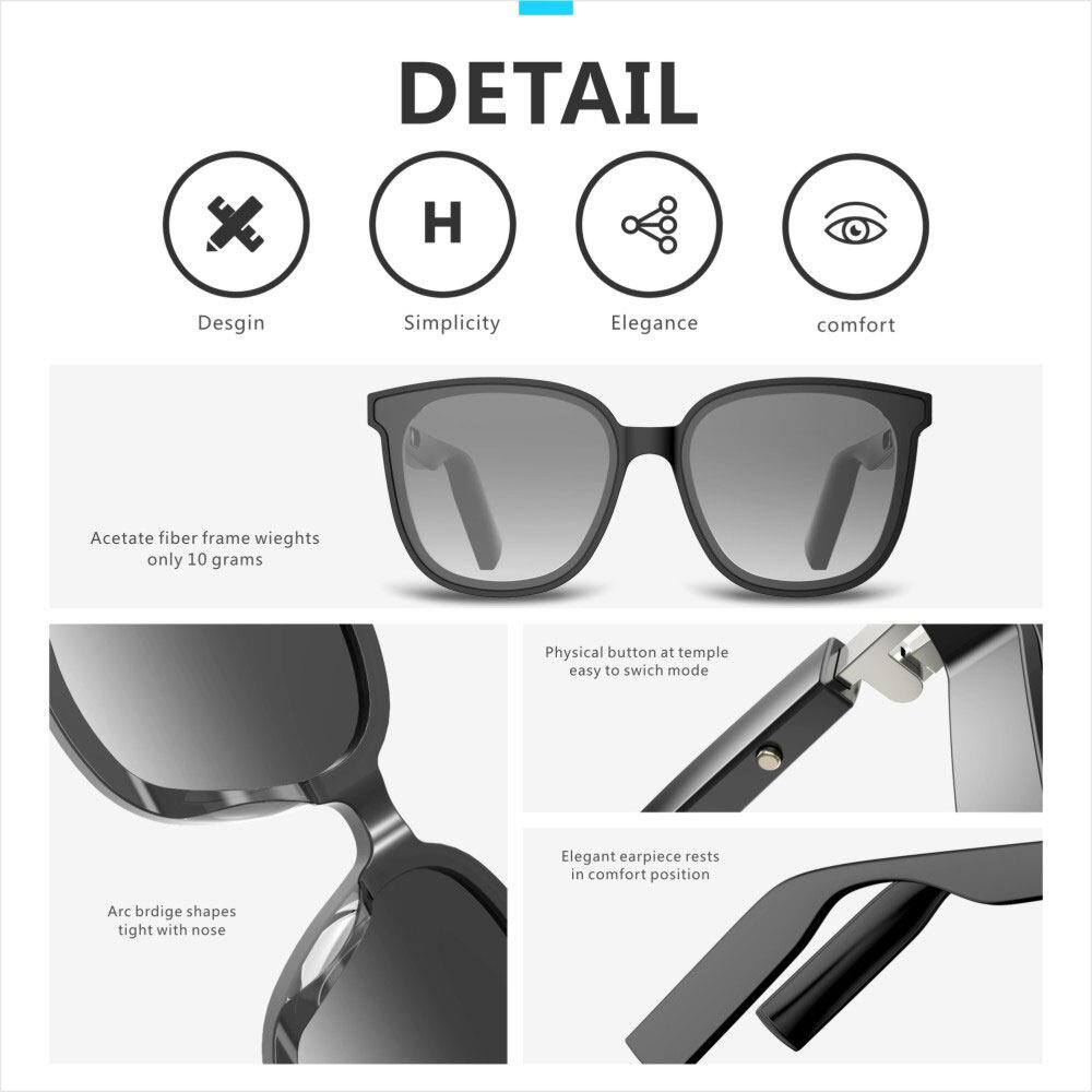 Smart Bluetooth Glasses, Factory Smart Sunglasses