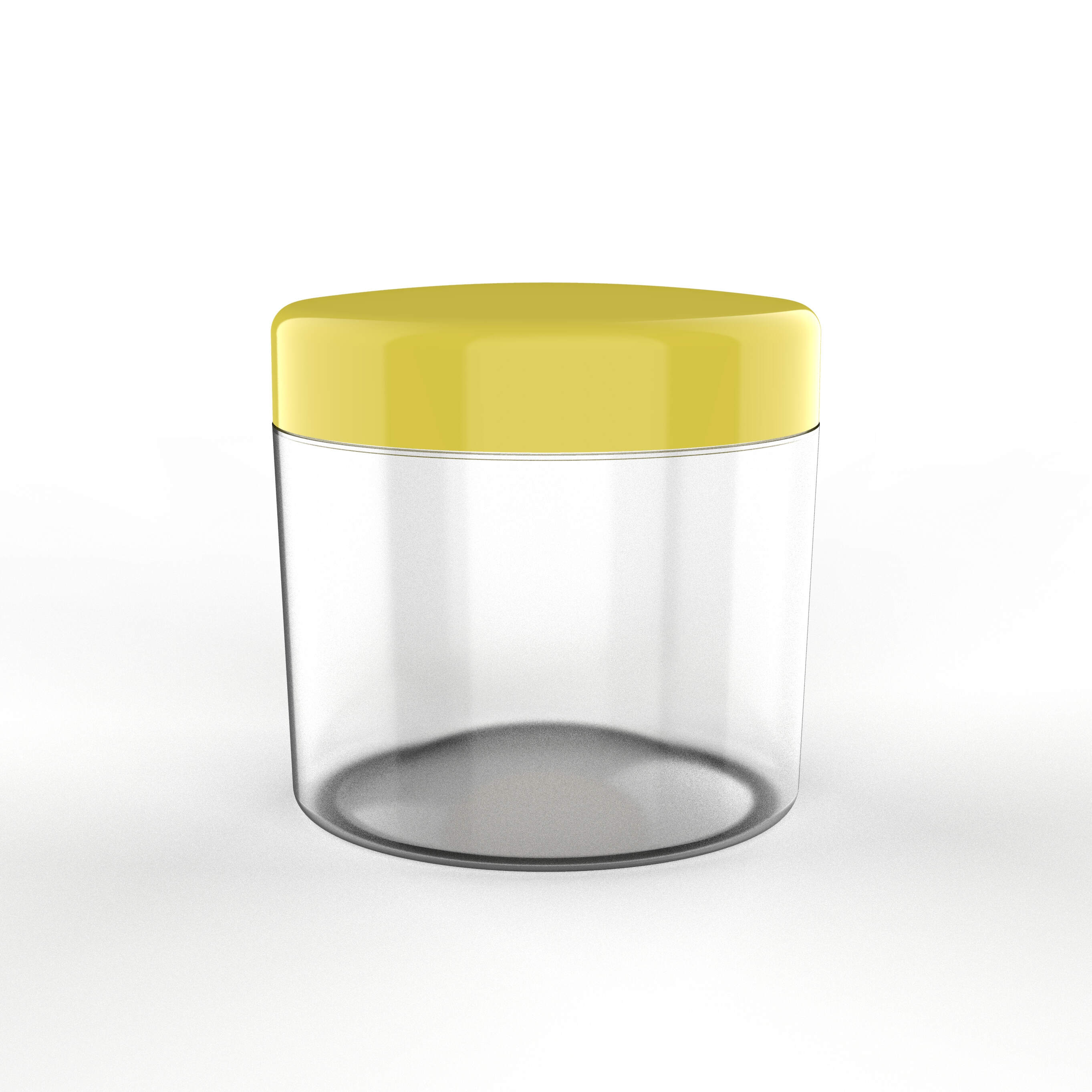 500ml Round Shape PET Plastic Jar Packaging For Hair Mask Product