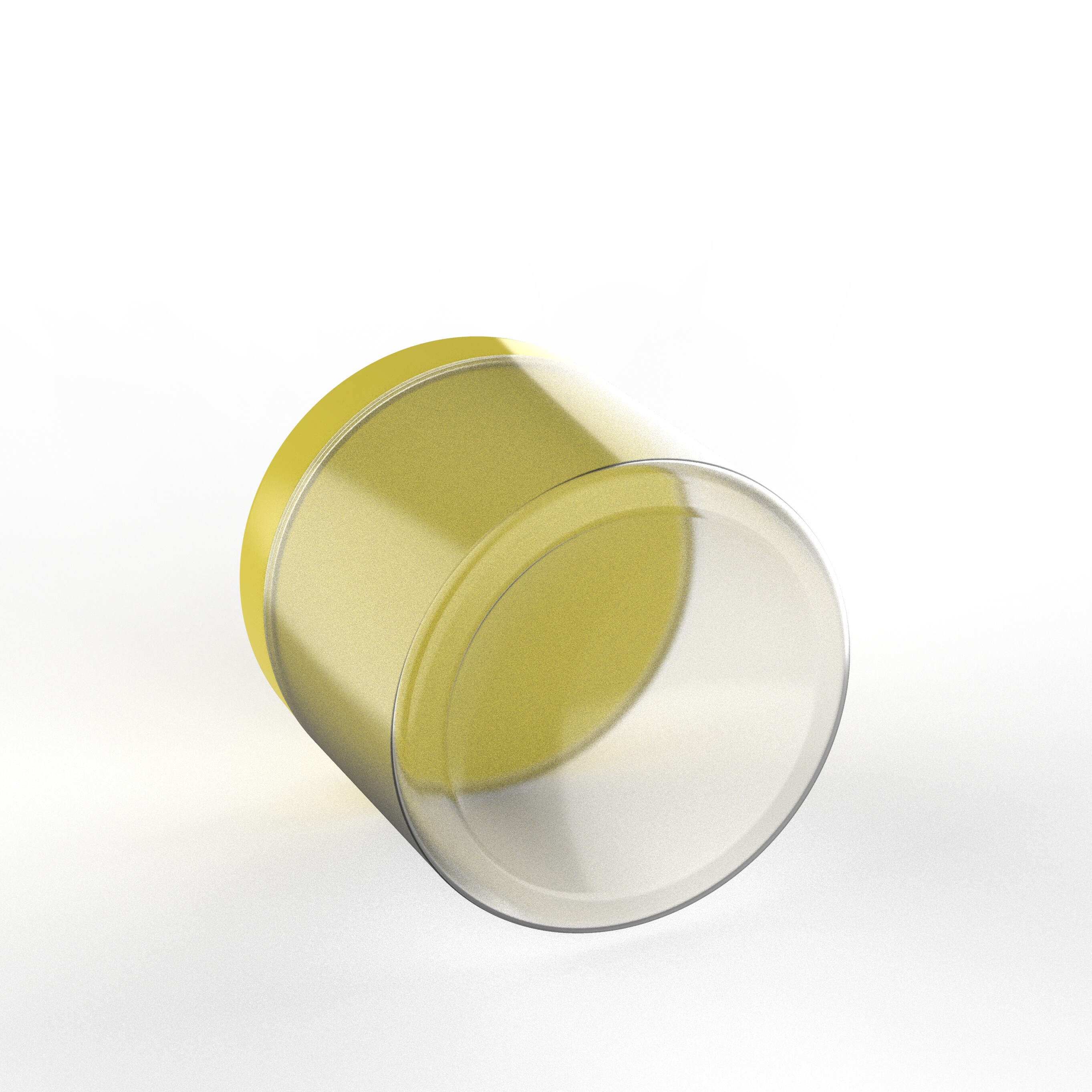 500ml Round Shape PET Plastic Jar Packaging For Hair Mask Product