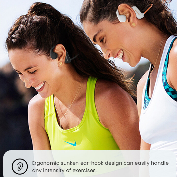 OPENEAR Bone,Bone Conduction Wireless Bluetooth Headphones,Bone Conduction Hearing Aid Headphone