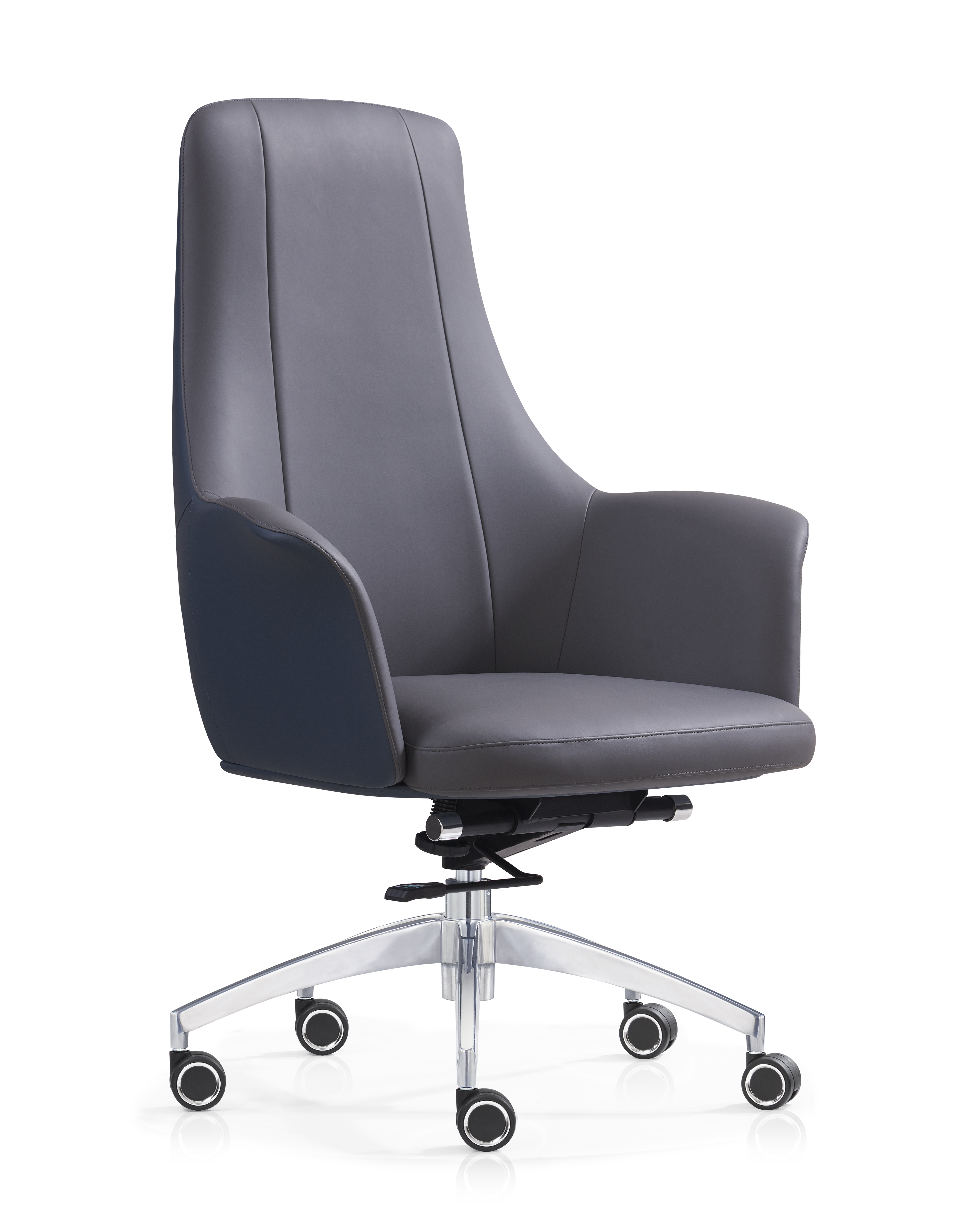 High End Low Back Office Chair Leather