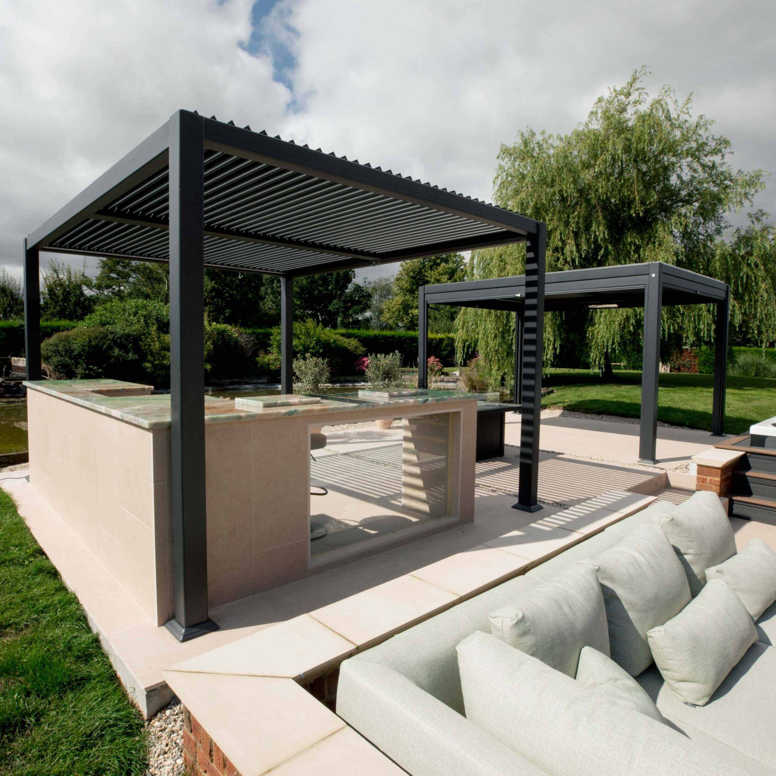 Outdoor Luxury Garden Building Patio Pergolas