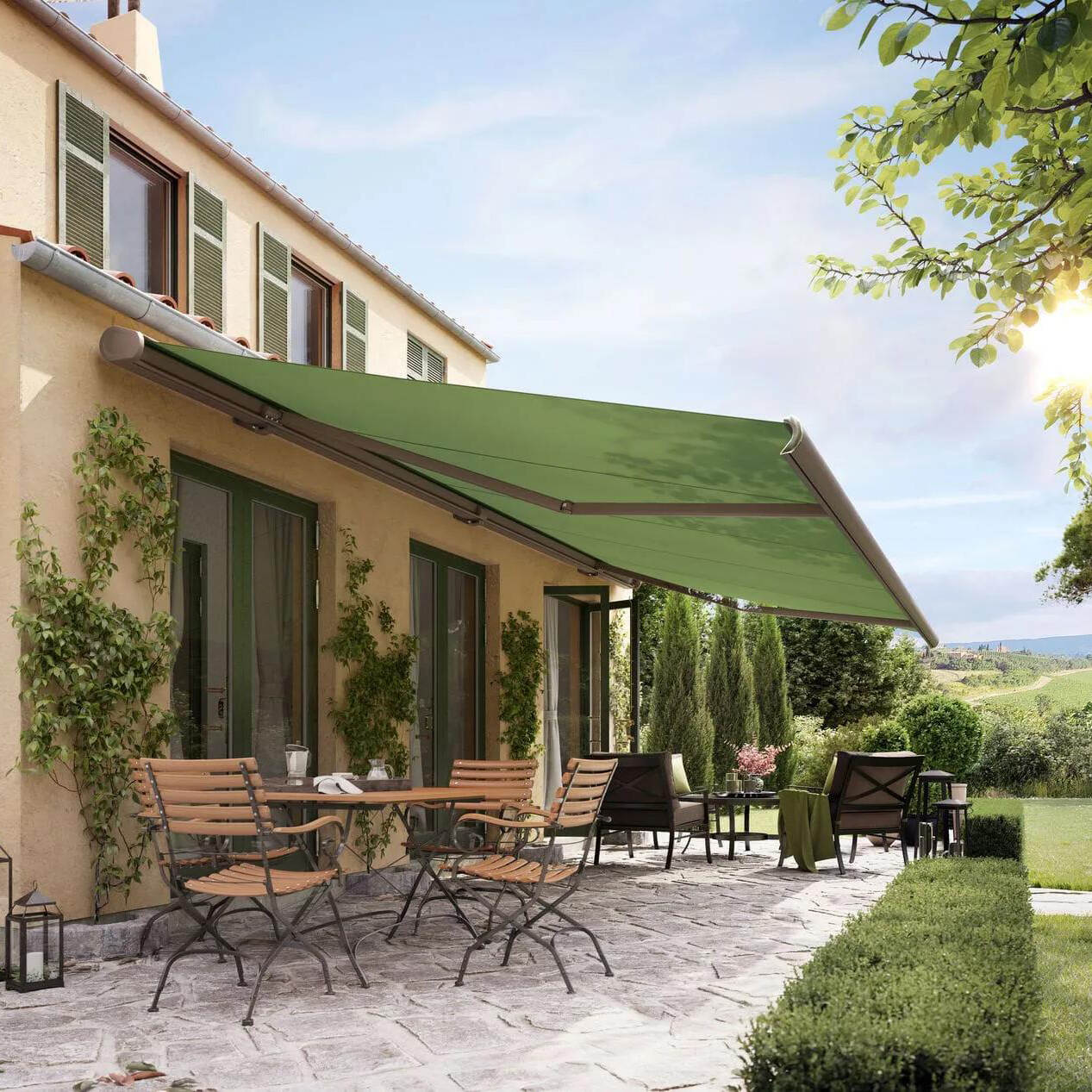 Outdoor Electric Patio Retractable Awning