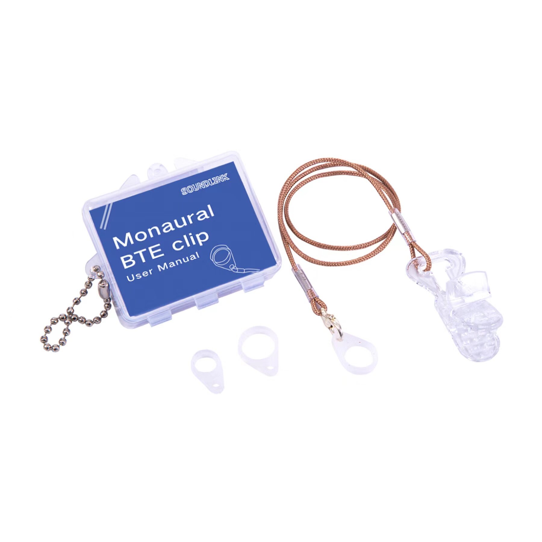 Monaural BTE Protective Clip For Preventing Hearing Aid Loss