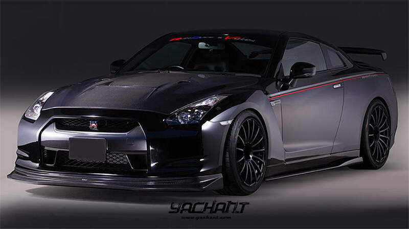 YCR35267LCF 2008-2011 Nissan R35 GTR CBA VARIS Style Rear Lip CF.jpg