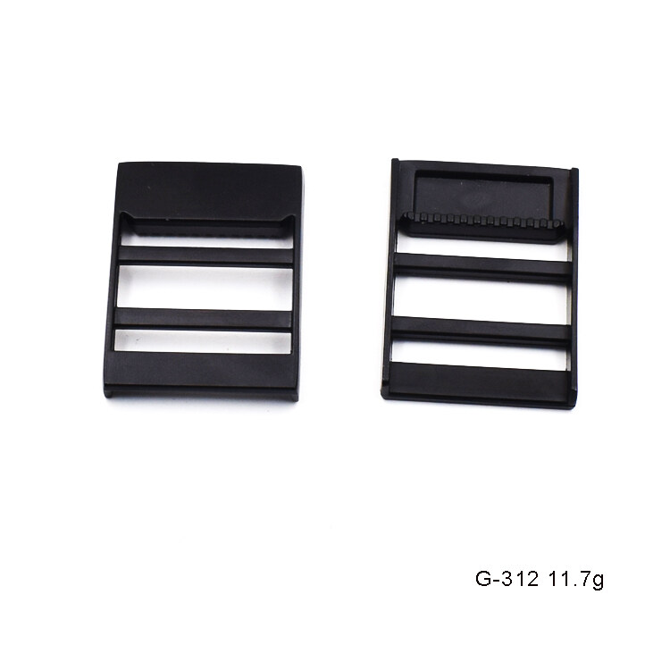 Black metal belt buckle ladder buckle for strap