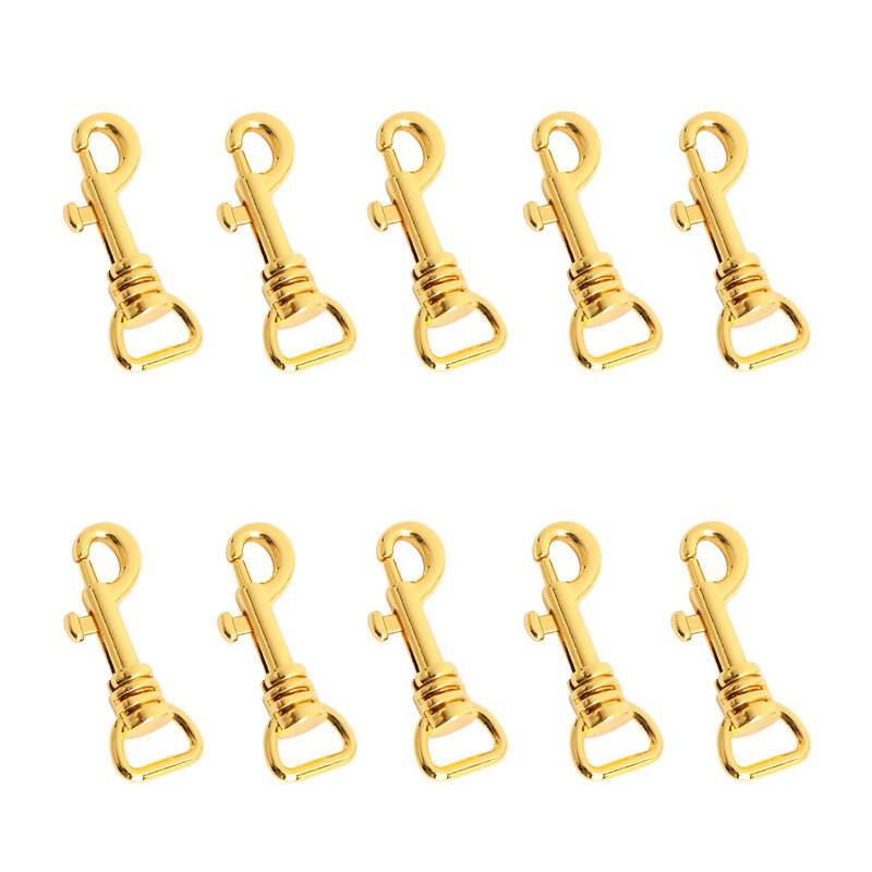 Factory Wholesale Hardware Accessories Lobster Clasp Metal Keychain Handbag Bag Strap Swivel Snap Metal Hook Buckle