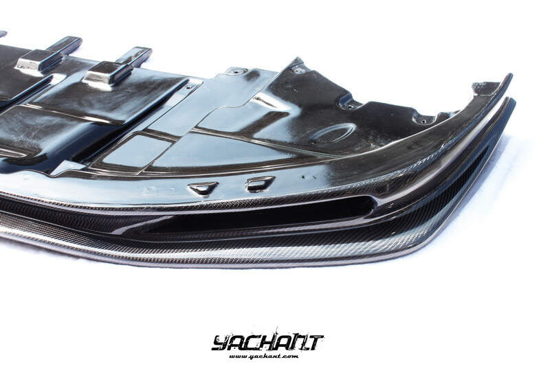 YCR35266LCF 2012-2016 Nissan R35 GTR DBA Top-Secret Style Front Lip with Undertray CF (3).jpg