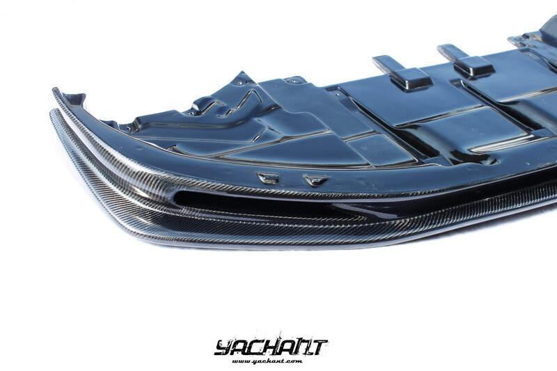 YCR35266LCF 2012-2016 Nissan R35 GTR DBA Top-Secret Style Front Lip with Undertray CF (5).jpg