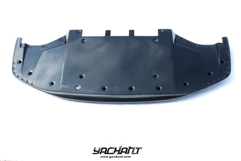 YCR35266LCF 2012-2016 Nissan R35 GTR DBA Top-Secret Style Front Lip with Undertray CF (6).jpg