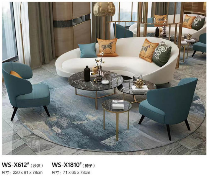 Luxurious Hotel Comfortable Customized Sofa