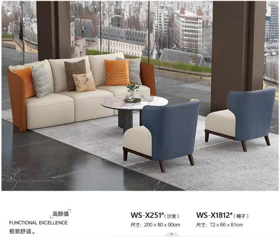 Popular New Model Fabric Living Room Sofa
