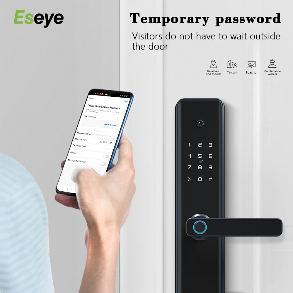 smart biometric fingerprint door lock built-in doorbell and camera, biometric smart lock, smart biometric door lock, smart door lock biometric, smart lock biometric