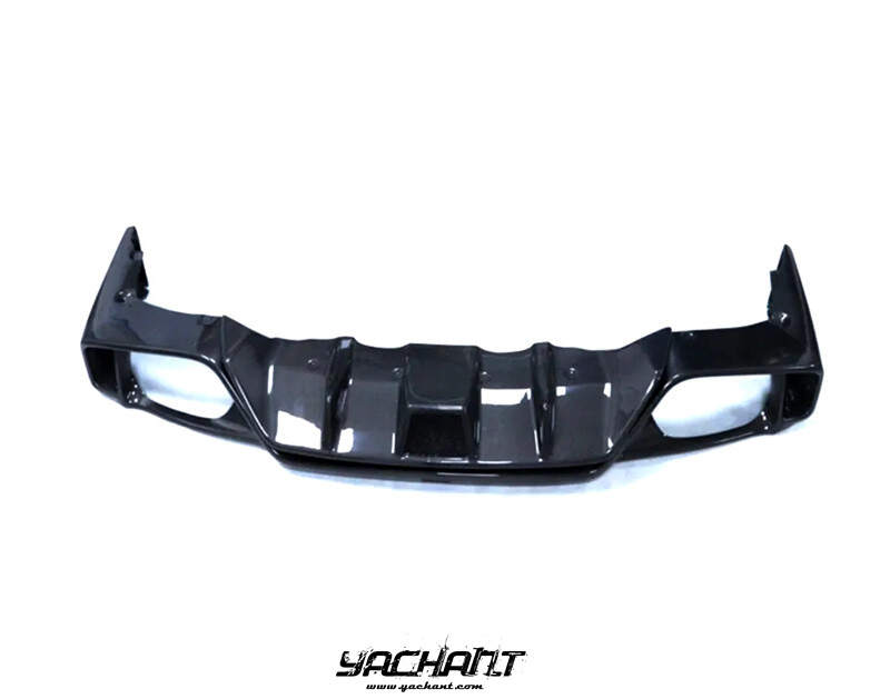 YCR35263LCF 2008-2016 Nissan R35 GTR CBA DBA Tommy Kaira-Rowen Style Rear Lip CF (1).jpg