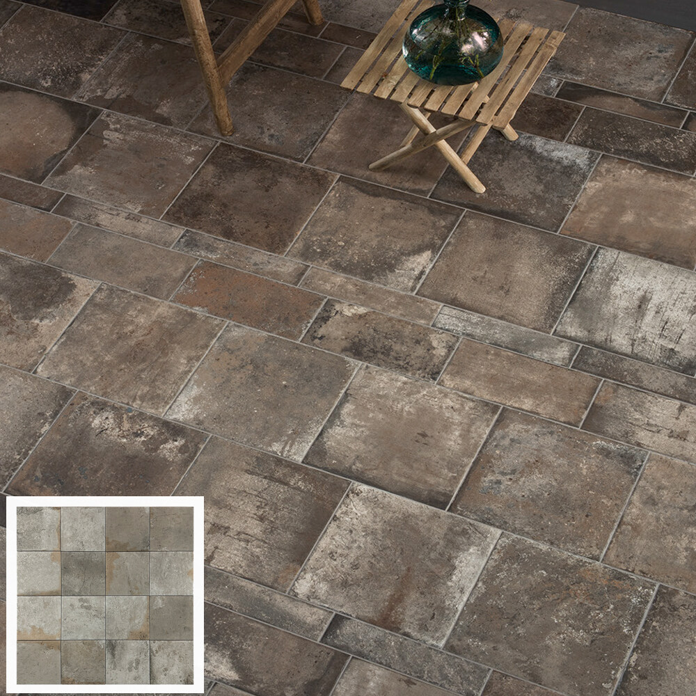 rustic floor wall tiles with matte finish