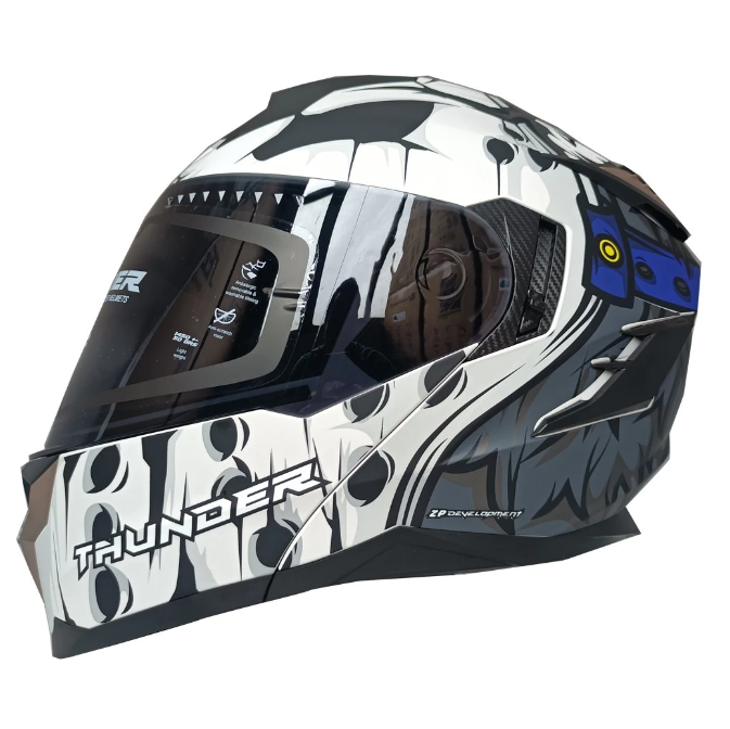 New Motorcycle Bike Modular Full Face Helmet with Dual Visor