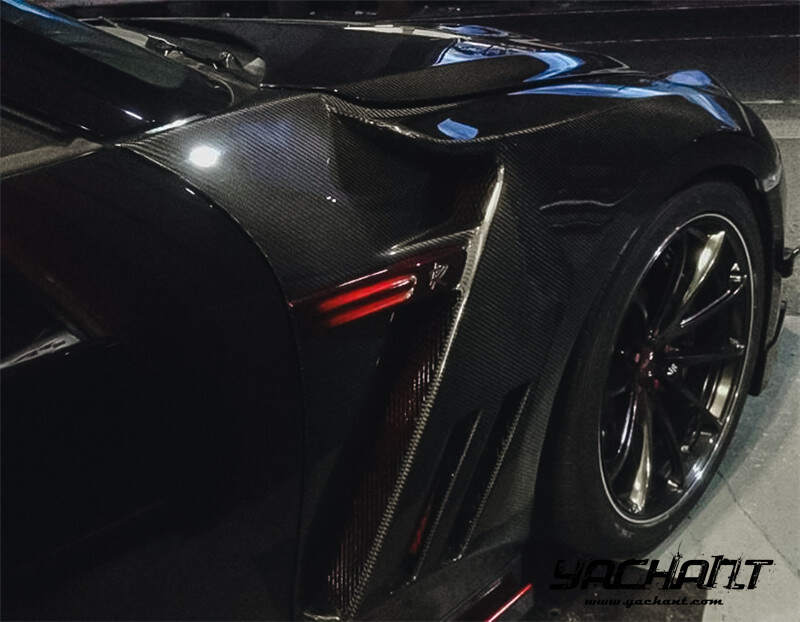 YCR35262LCF 2008-2016 Nissan R35 GTR CBA DBA Auto Select Style Front Fender CF (100).jpg