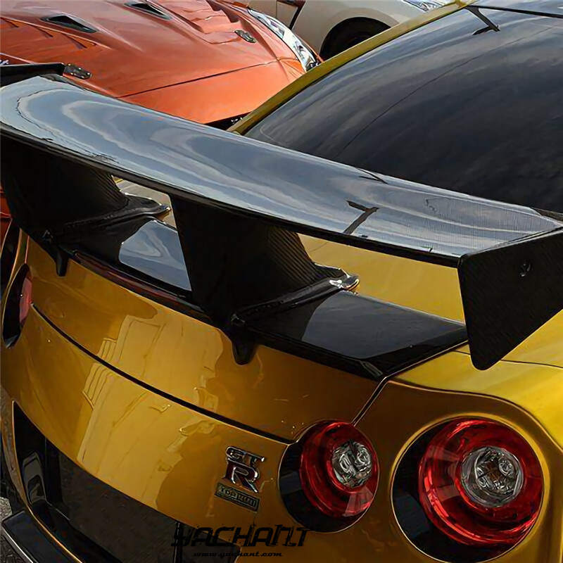 YCR35258LCF 2008-2020 Nissan R35 GTR CBA DBA EBA Top Secret ST2 Style GT Wing Spoiler CF (5).jpg