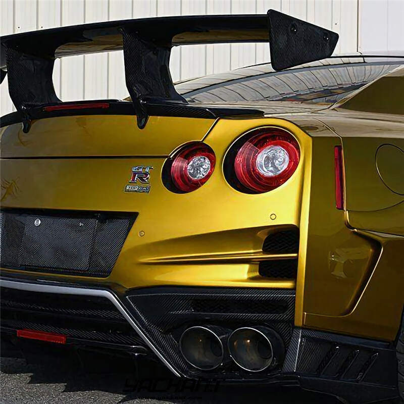 YCR35258LCF 2008-2020 Nissan R35 GTR CBA DBA EBA Top Secret ST2 Style GT Wing Spoiler CF (6).jpg