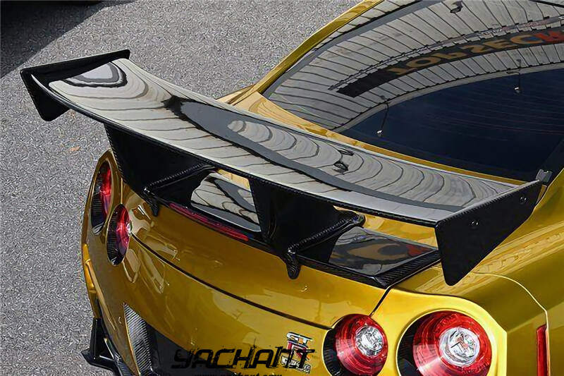 YCR35258LCF 2008-2020 Nissan R35 GTR CBA DBA EBA Top Secret ST2 Style GT Wing Spoiler CF (7).jpg