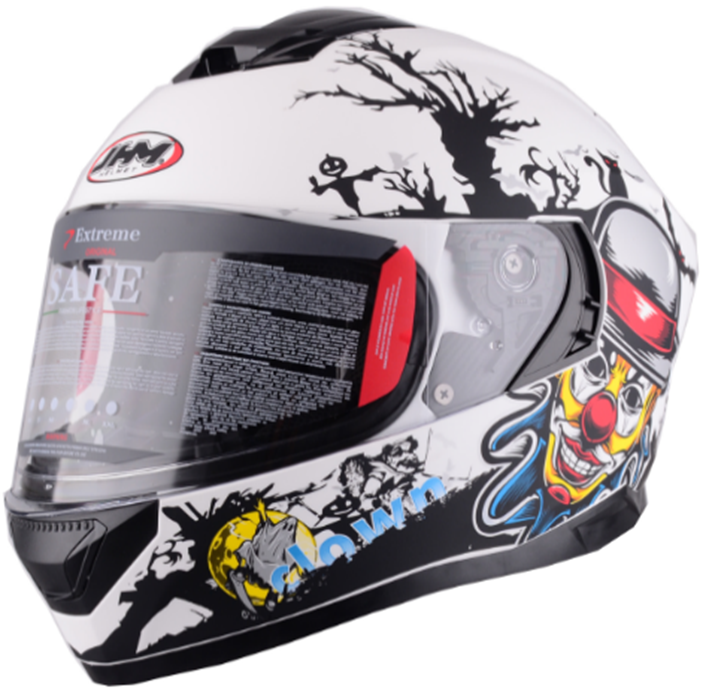 Unisex-Adult DOT Approved Motorbike Moped Full Face Motorcycle Helmets