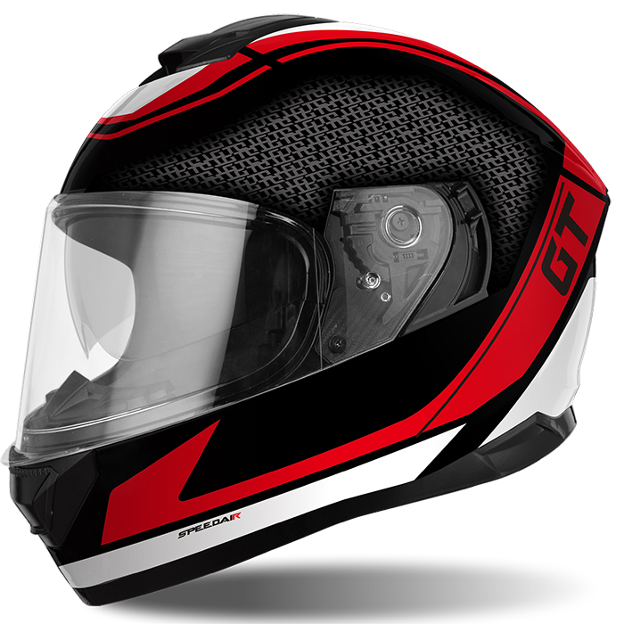 Full Face Motorcycle Street Bike Helmet with Double lens