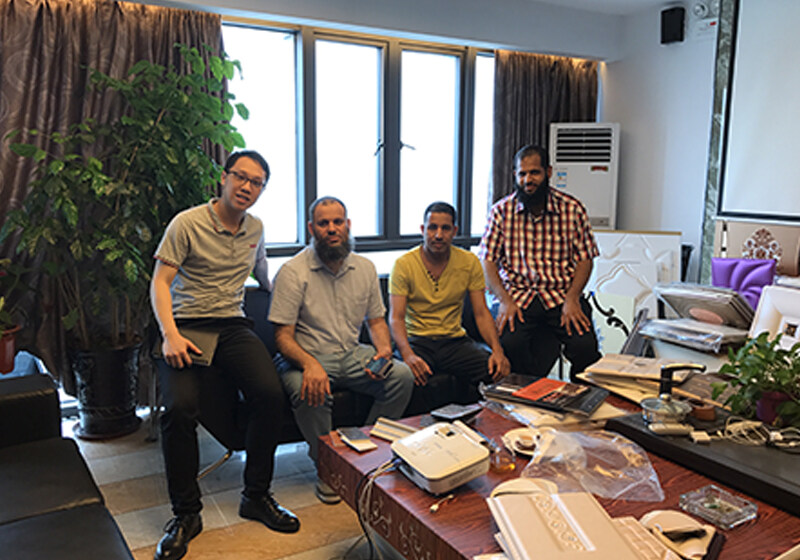 Kuwaiti clients visiting