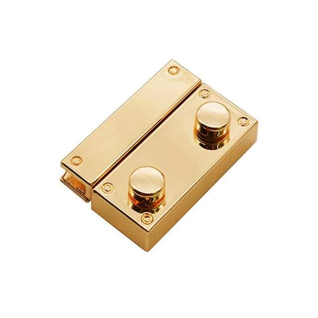 Bag Accessories Hardware Purse Metal Handbag clutch locks push metal handbag lock