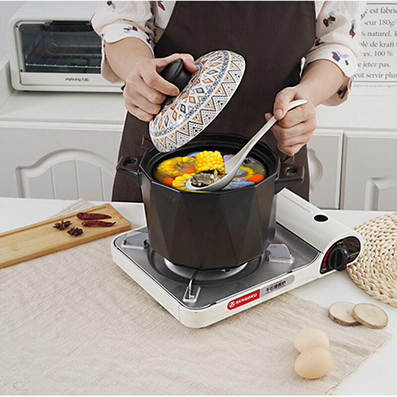 ceramic cooking pot; ceramic soup pot; ceramic cooking pot with lid