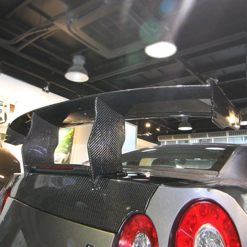 YCR35256LCF 2008-2020 Nissan R35 GTR CBA DBA EBA Nismo N Attach Style GT Wing Spoiler CF (100).jpg