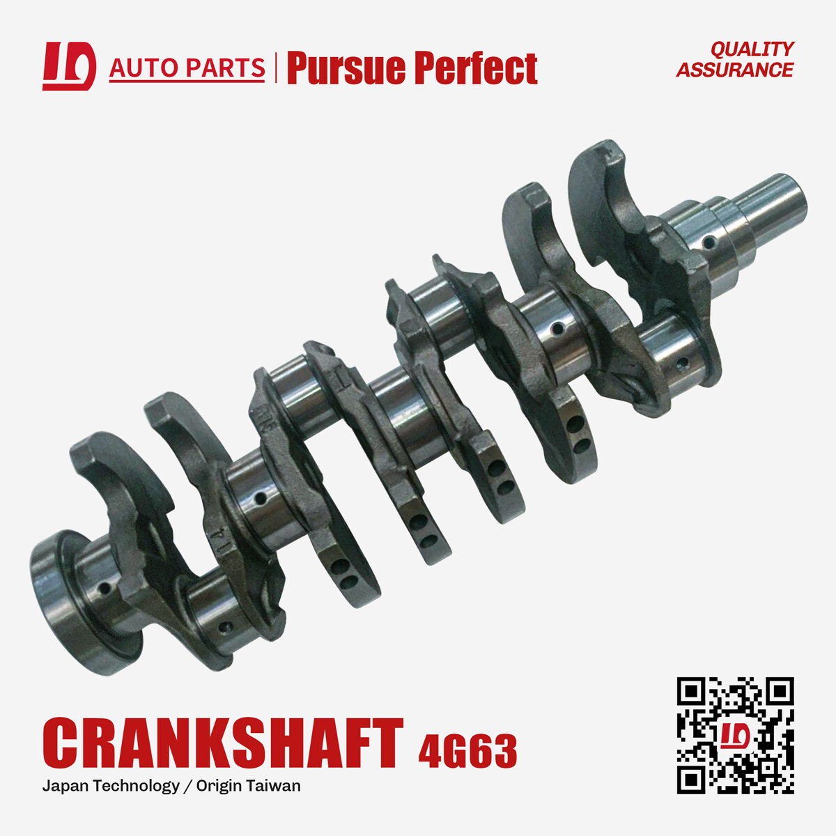 Crankshaft OEM:MD187924 for engine 4G63