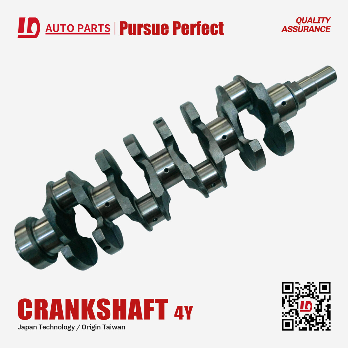 Crankshaft OEM:13411-73010 for engine 4Y