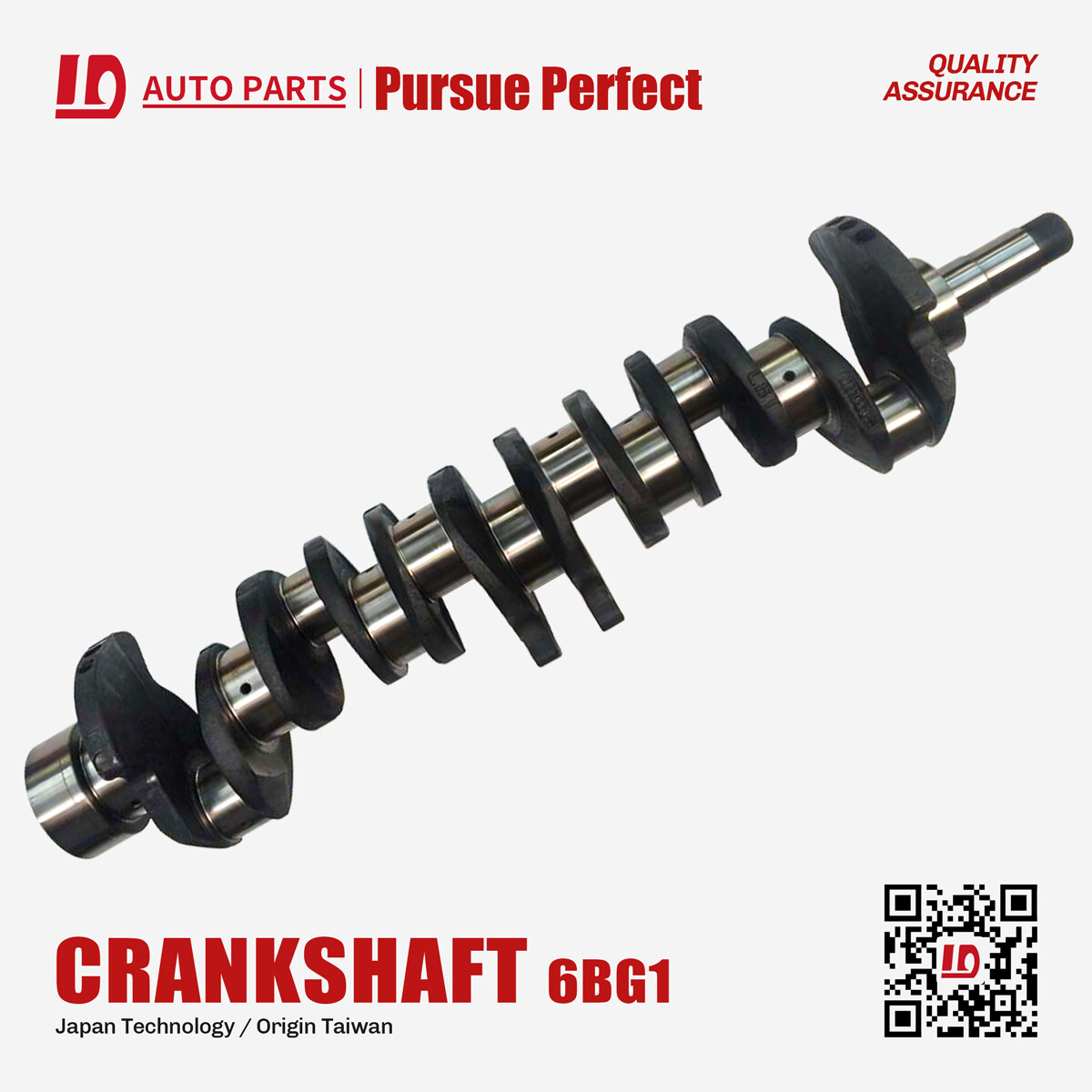 Crankshaft OEM:1-12310-448-0 for engine 6BG1