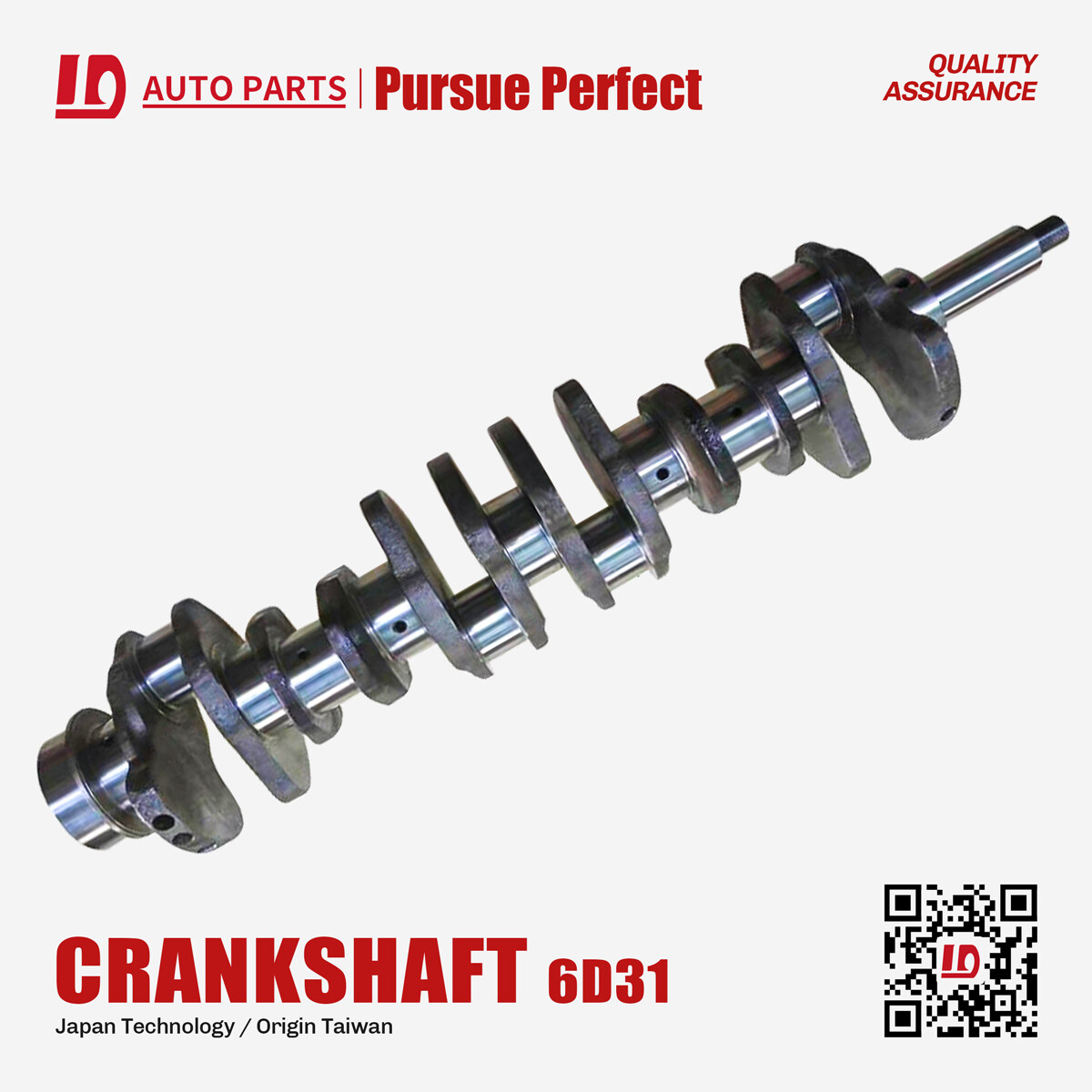 Crankshaft OEM:ME120533 for engine 6D31