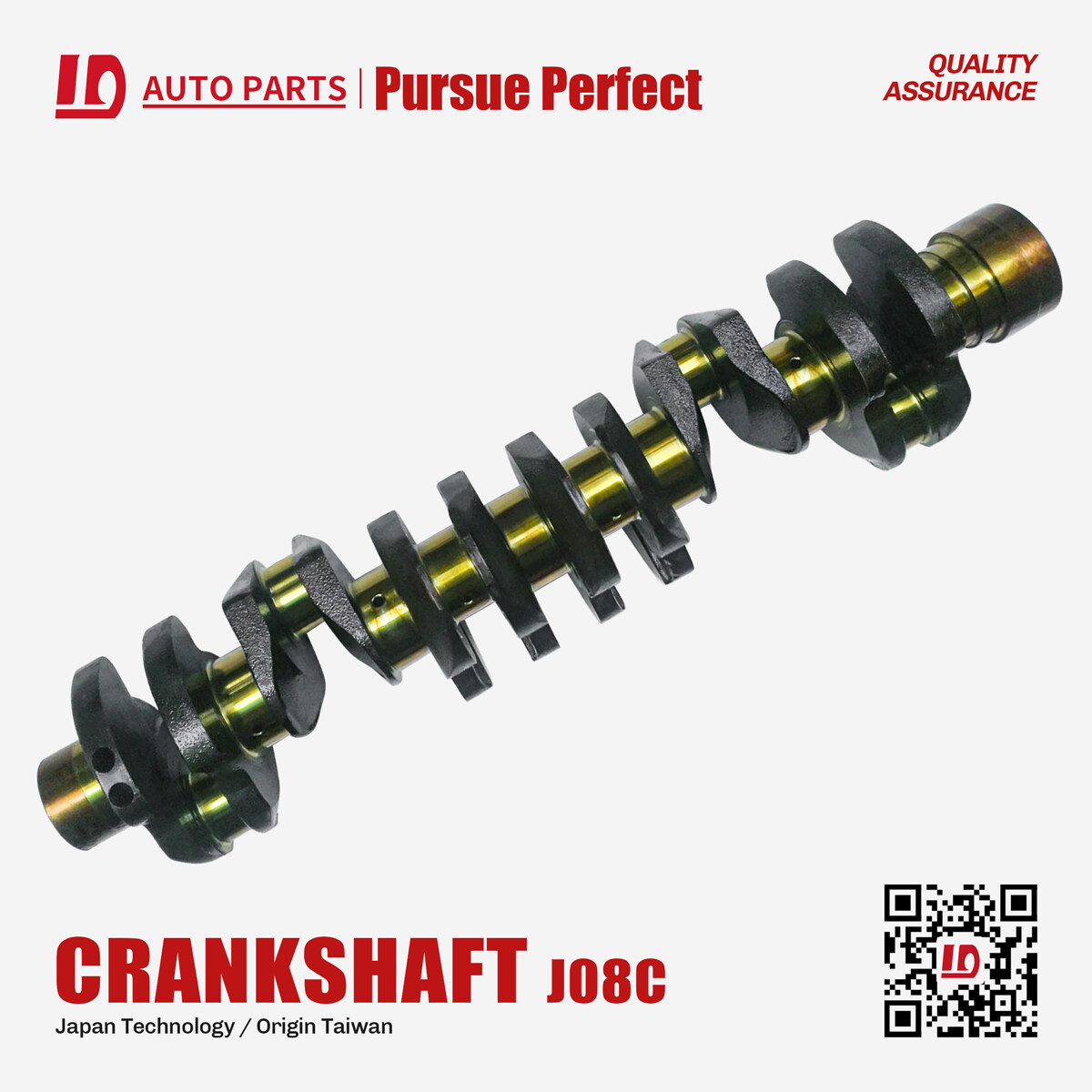 Crankshaft OEM:13411-2241 for engine J08C