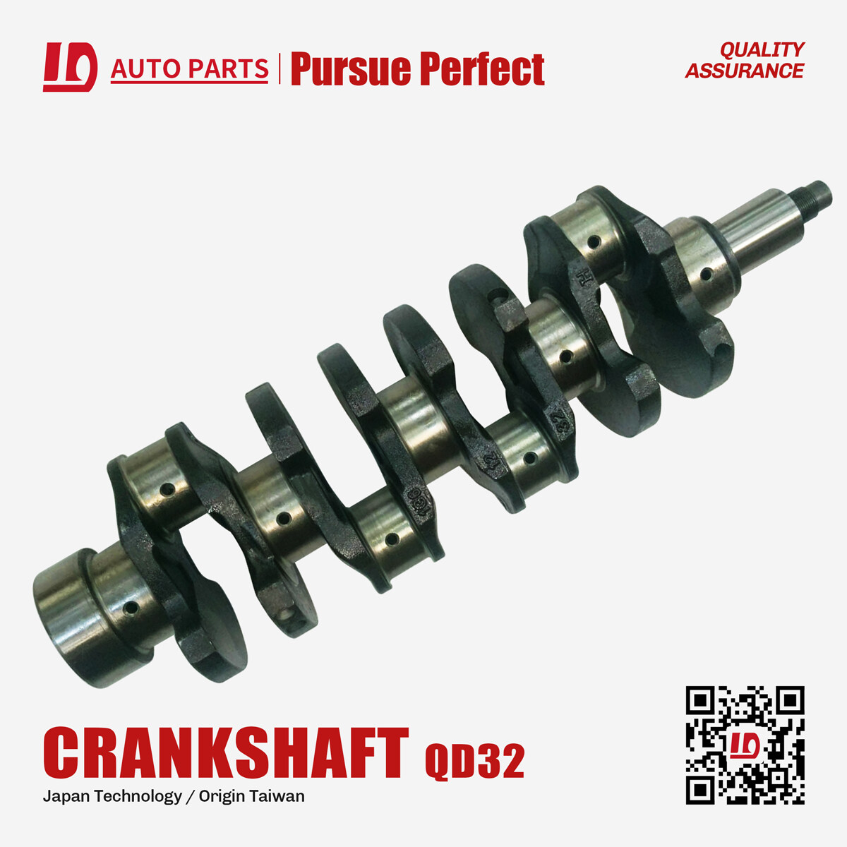 Crankshaft OEM:12201-EW406 for engine QD32