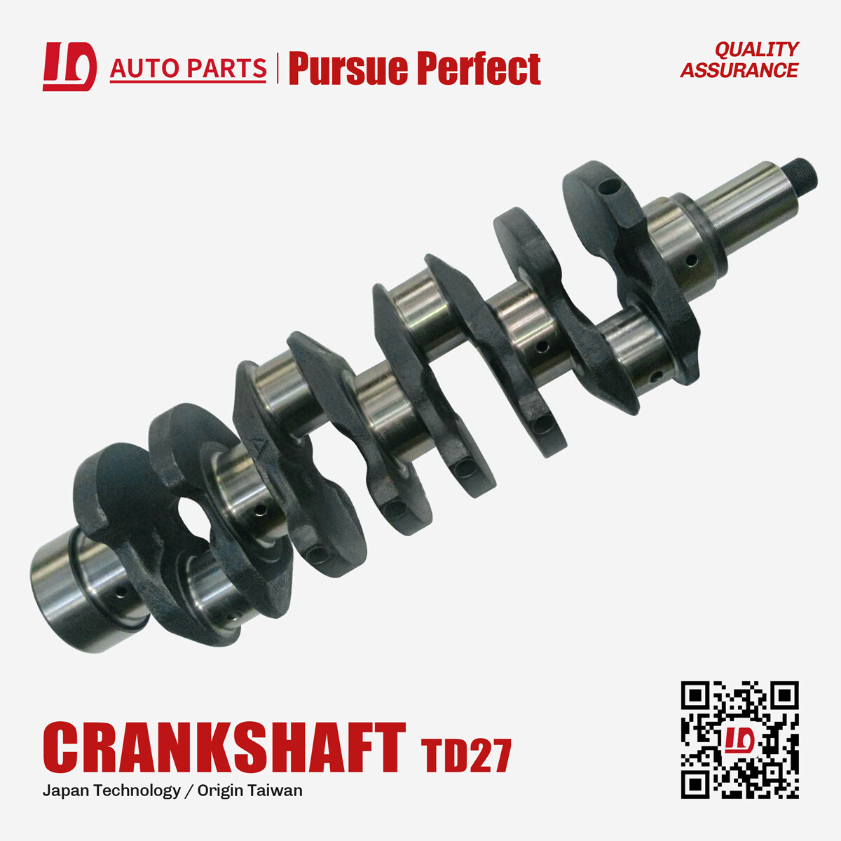 Crankshaft OEM:12201-67001 for engine TD27