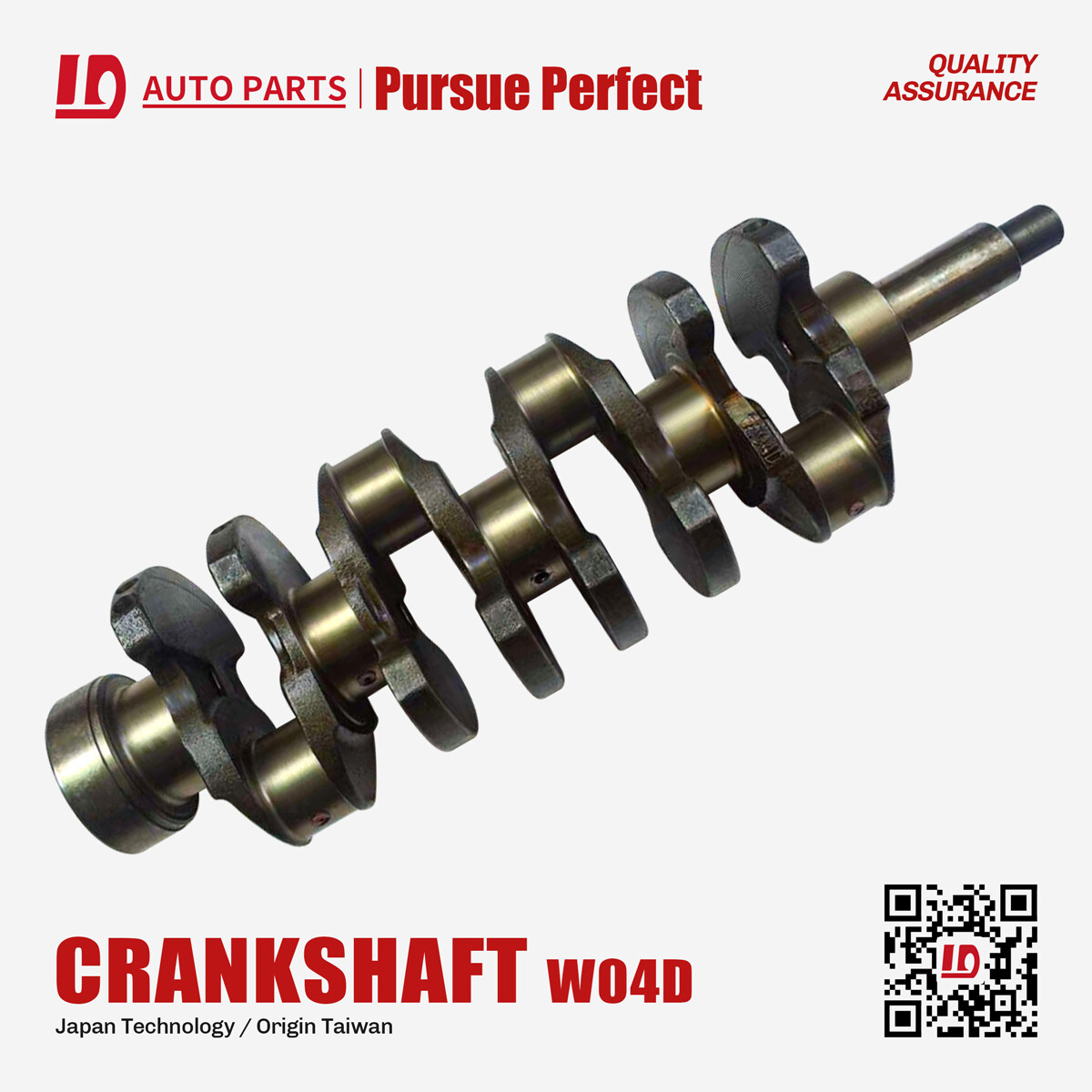 Crankshaft OEM:13411-1592 for engine W04D