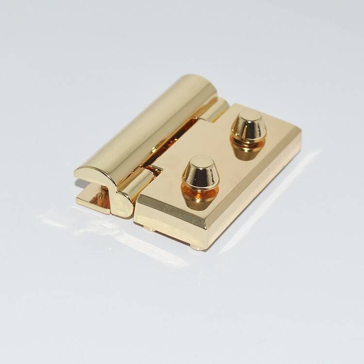Bag Accessories Hardware Purse Metal Handbag clutch locks push metal handbag locks