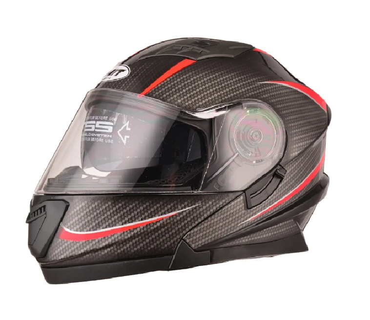 Motorcycle Helmet Dual Visors Modular Flip up helmet