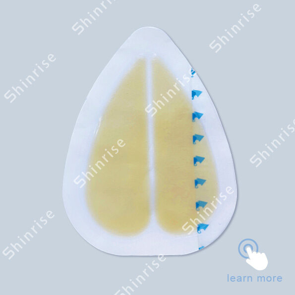 Sacrum Hydrocolloid Dressing With Border 14cmx18cm