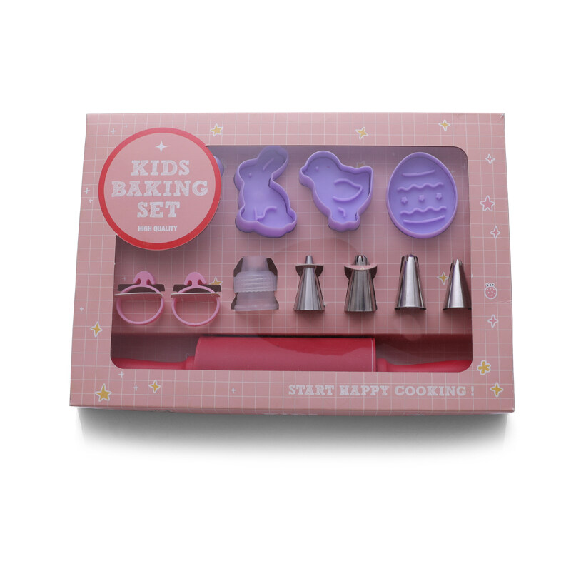 Cake Decorating Kit - 22 Pcs Cake Decoration Supplies with Icing Tips, Plunger cutters Cake Decorating Accessories