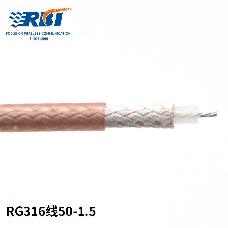 RG316 line 50-1.5 double silver-plated RF coaxial cable