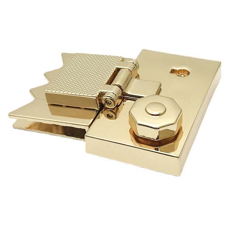 Metal Bag accessory hardware handbags Clutch lock leather bag locks