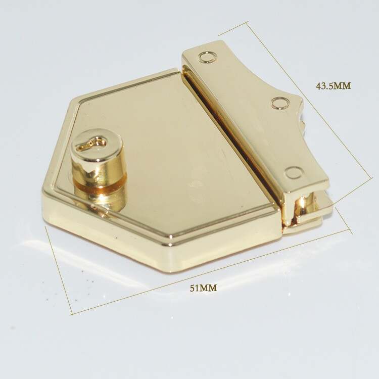 Bag accessory metal hardware handbags Clutch lock leather bag locks