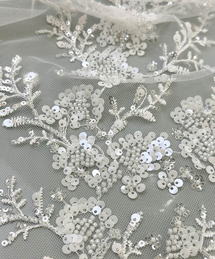 Embroidered fabric